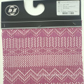 Poliéster spandex crochet encaje pieza teñido textil